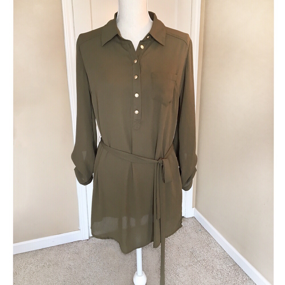 NWOT Brand new high fashion long blouse